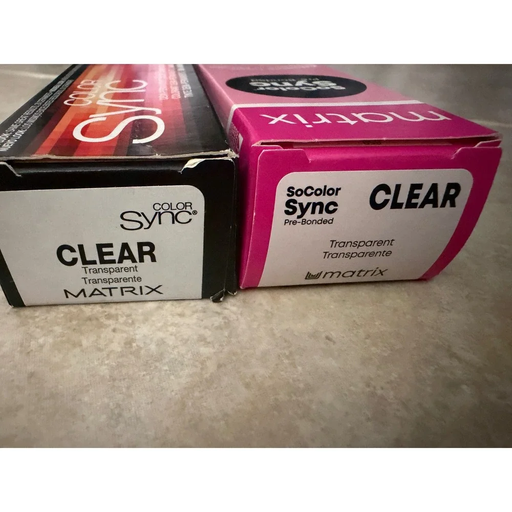 Matrix Hair Color Toner Clear Demi-Permanent Pre-Bonded Ammonia-Free 2-Pack
